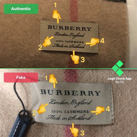 burberry tag real vs fake scarf|burberry look alike wool scarf.